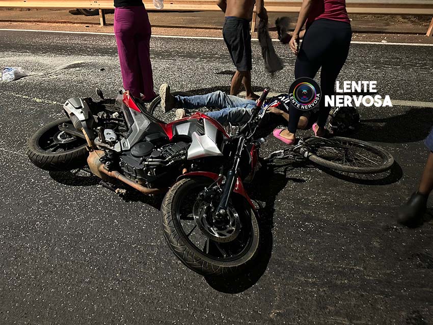 Ciclista Tem Perna Quebrada Ao Ser Atropelada Por Motociclista Quando