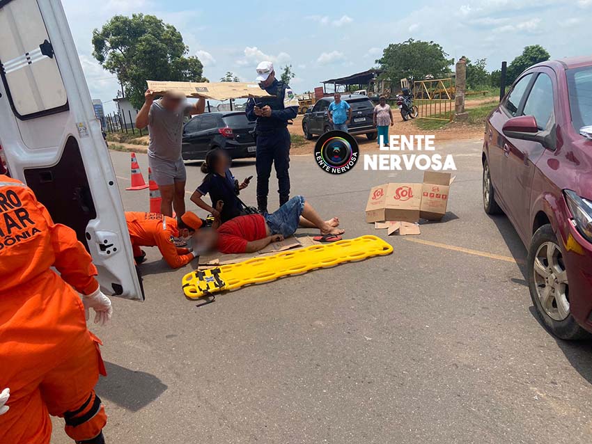 Motorista Invade Preferencial E Causa Acidente Deixando Motociclista