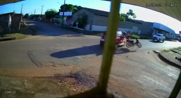 Veja o vídeo de acidente que resultou em morte de mulher na zona leste