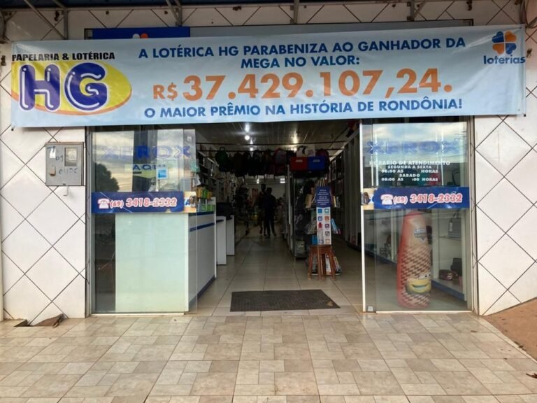 Apostador de Rondônia saca prêmio de R$ 37 milhões da Mega-Sena sete dias após sorteio, diz Caixa