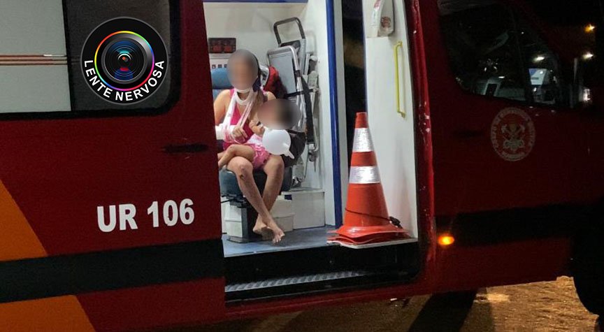 Carro fica destruído e família ferida em grave acidente na BR-364 próximo à Unir – VEJA O VÍDEO