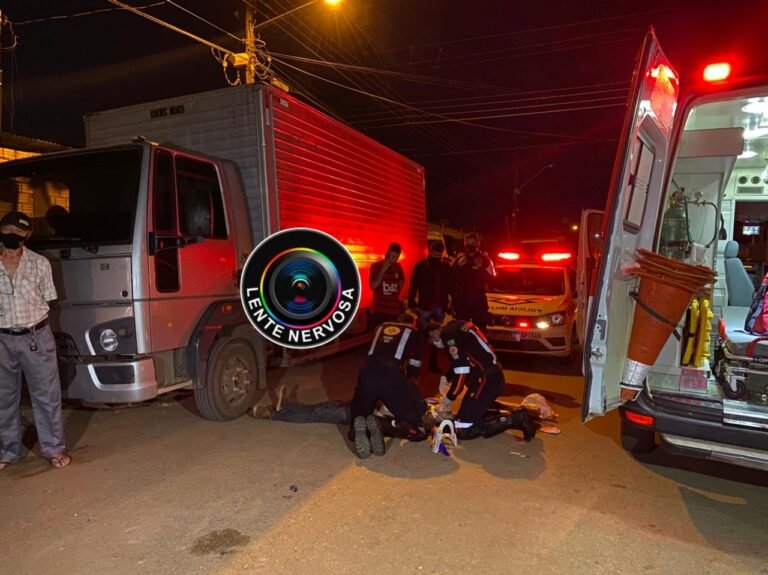 URGENTE – Socorristas do Samu tentam reanimar homem atropelado por motoboy na zona leste da capital