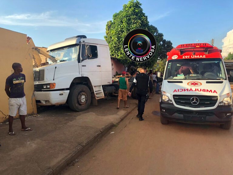 GRAVE – Adolescente de 16 anos dirigindo caminhão atropela casal na zona sul da capital