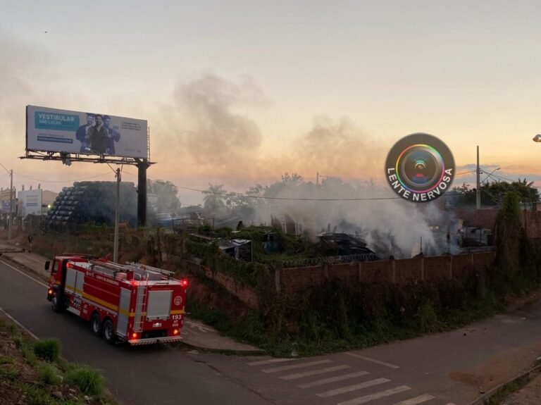 URGENTE – Incêndio em depósito na zona sul de Porto Velho; VEJA VÍDEO