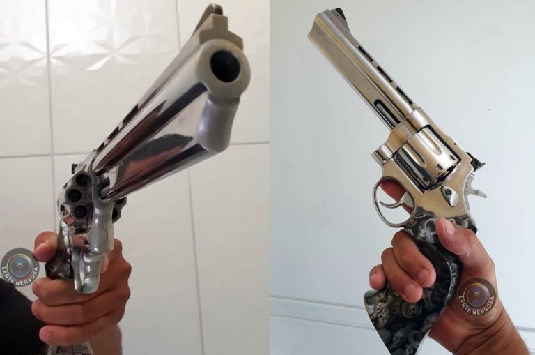 MONSTRO – Conheça o revólver usado por policial para deter assaltantes em posto na capital