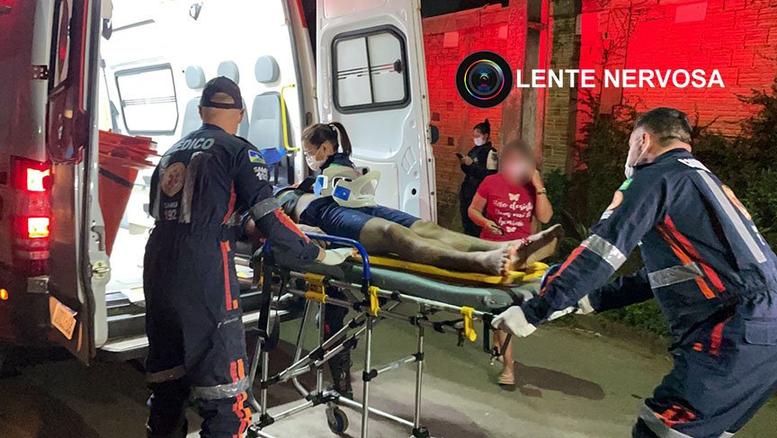 Ciclista que fugia de cachorro é atropelado por carro e sofre graves ferimentos – FOTOS E VÍDEO