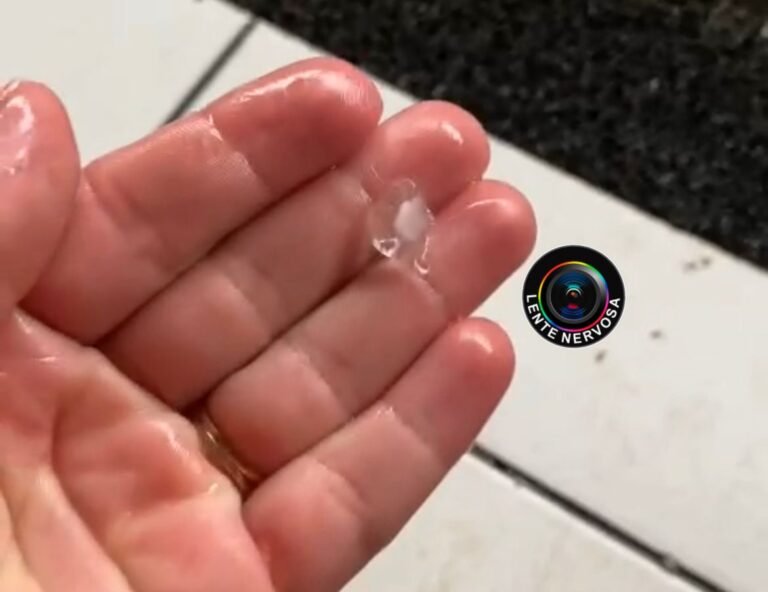 FENÔMENO NATURAL – Moradores da capital registram chuva de granizo – Vídeo