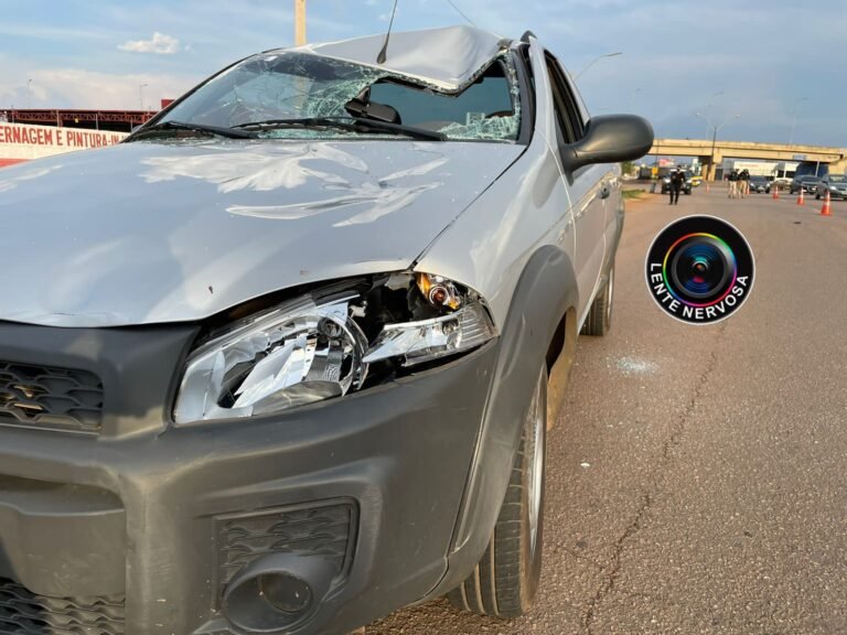 URGENTE – Pedestre é violentamente atropelado na BR-364 próximo ao antigo Trevo do Roque