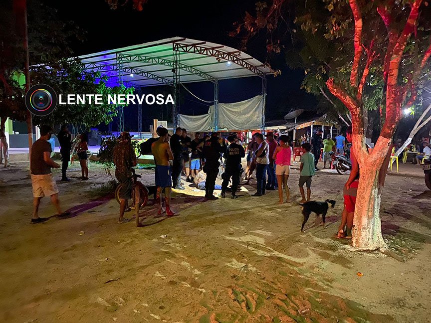 Policial militar é esfaqueado e assaltante baleado durante tentativa de roubo em bar