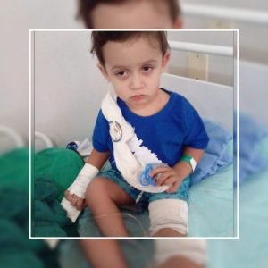 Bebê de 2 anos baleado na cabeça e no joelho em tentativa de homicídio já se alimenta sozinho e pode ter alta esta semana – VÍDEO