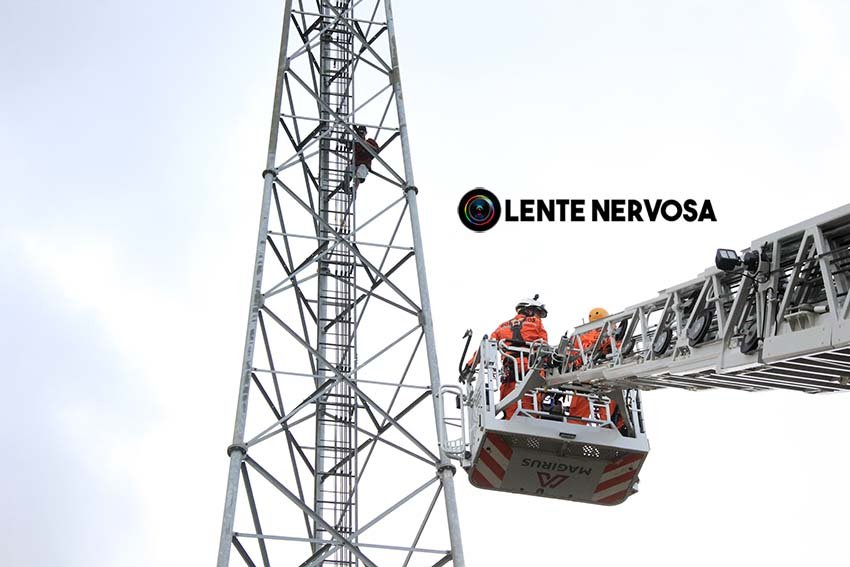 Jovem de 18 anos ameaçou se jogar de torre após término de namoro – VEJA FOTOS