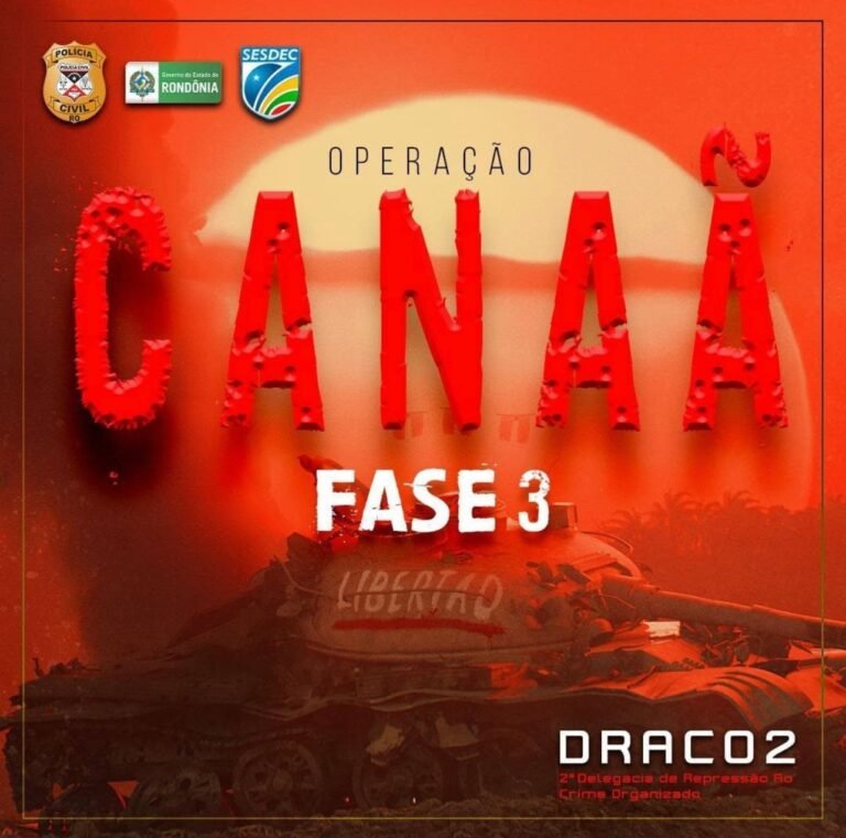 Polícia Civil deflagra mega operação em combate a invasões de terra, organizações criminosas e propriedades rurais em Rondônia