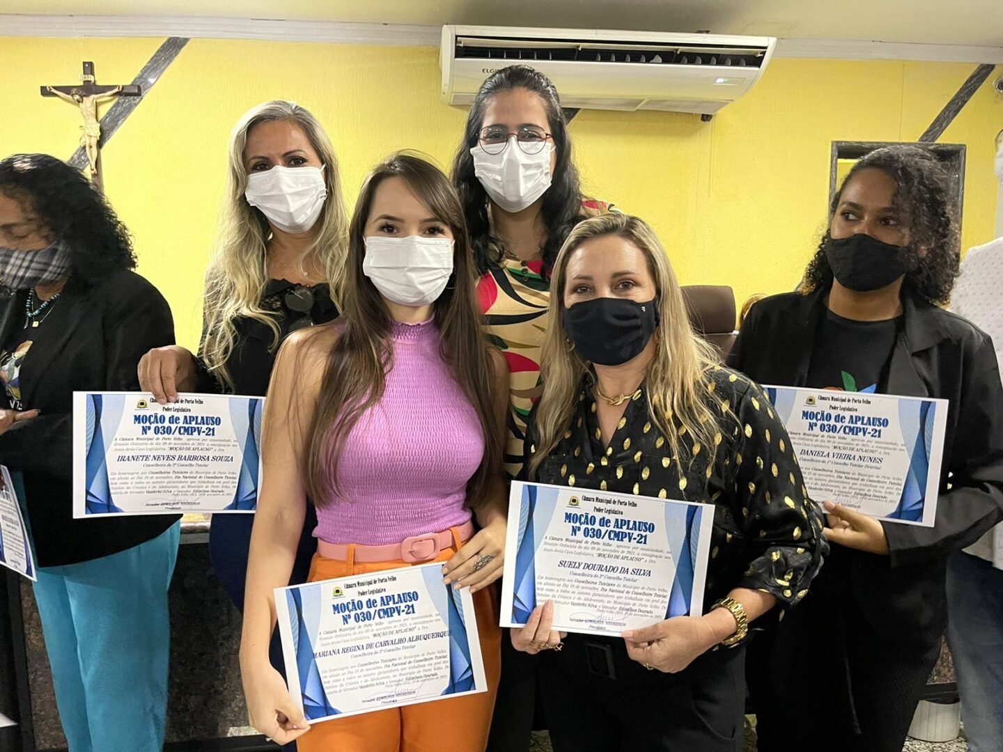 Conselheiros Tutelares recebem homenagem do vereador Edimilson Dourado