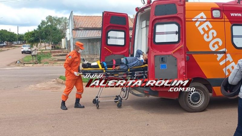 Motociclista Sofre Fratura Exposta Na Perna Após Ser Atingido Por Carro VÍdeo 