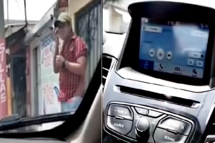 Marido sai do carro para ouvir áudio da amante, mas deixa bluetooth ligado e esposa escuta tudo