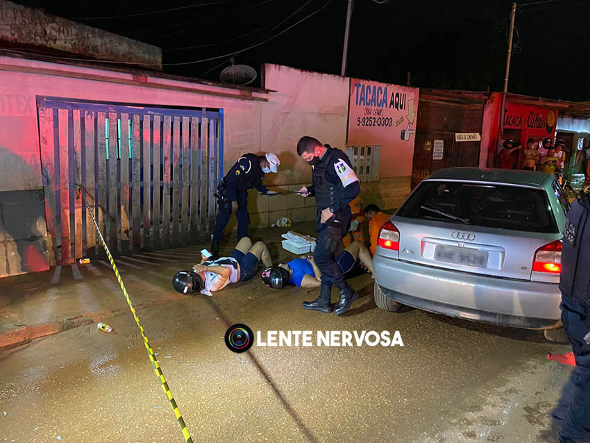 FRATURA EXPOSTA – Moto é arrastada em acidente na zona leste e mulheres ficam feridas