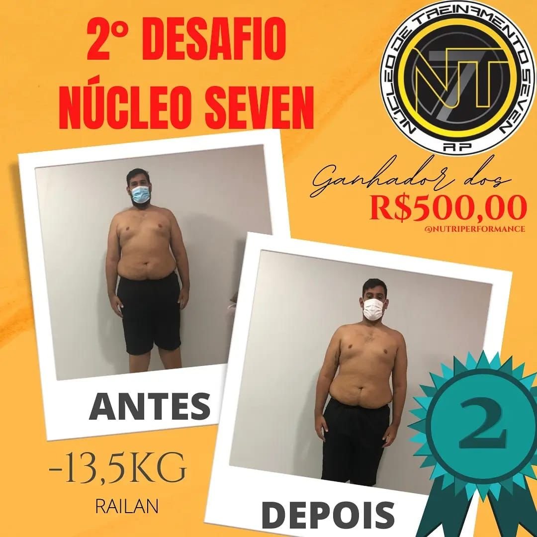 Aluno perde 23 quilos e ganha iPhone no 2º Desafio Núcleo Seven