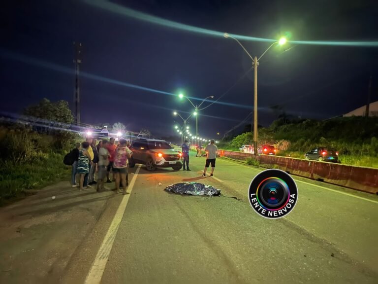 URGENTE – Mulher morre atropelada por carro após sofrer queda de moto em Porto Velho