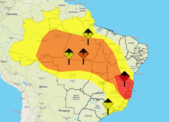 Inmet emite alerta de chuvas intensas na capital e outras 17 cidades de RO