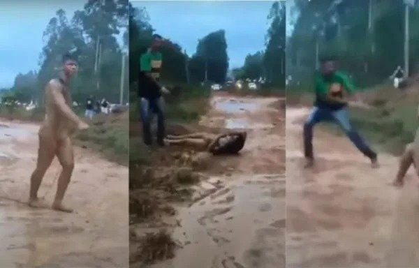 VÍDEO - Homem é arrastado com corda no pescoço durante cavalgada