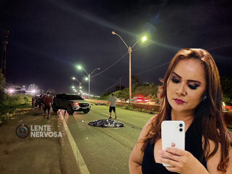 IDENTIFICADA – mulher morre atropelada por carro após cair de moto com namorado na BR-364; veja vídeo