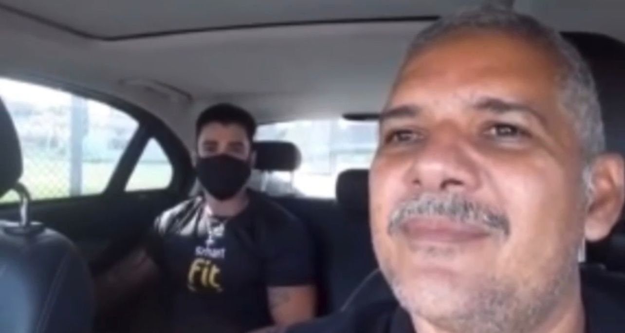 Motorista de aplicativo fica sem palavras ao fazer corrida com Gusttavo Lima; Veja o vídeo