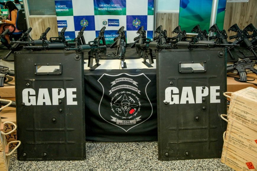 Sistema Penitenciário de Rondônia passa a ter armamentos modernos de alto poder de eficácia para garantir controle e segurança