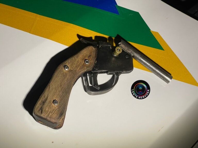 Homem joga arma dentro de escola, mas é preso pela Força Tática da PM