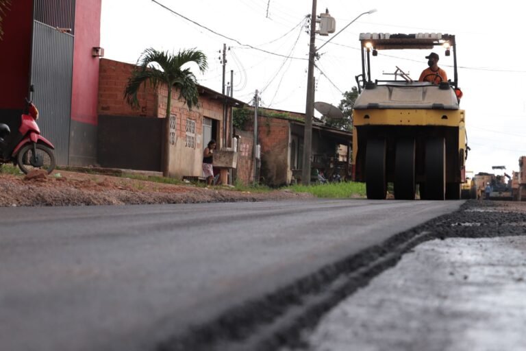 Prefeitura inicia 2022 com mais ruas asfaltadas no bairro Lagoa