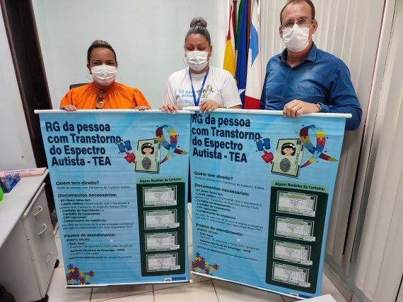 Carteiras de identidade para pessoas com autismo são emitidas em Guajará-Mirim 1 Carteiras de identidade para pessoas com autismo são emitidas em Guajará-Mirim