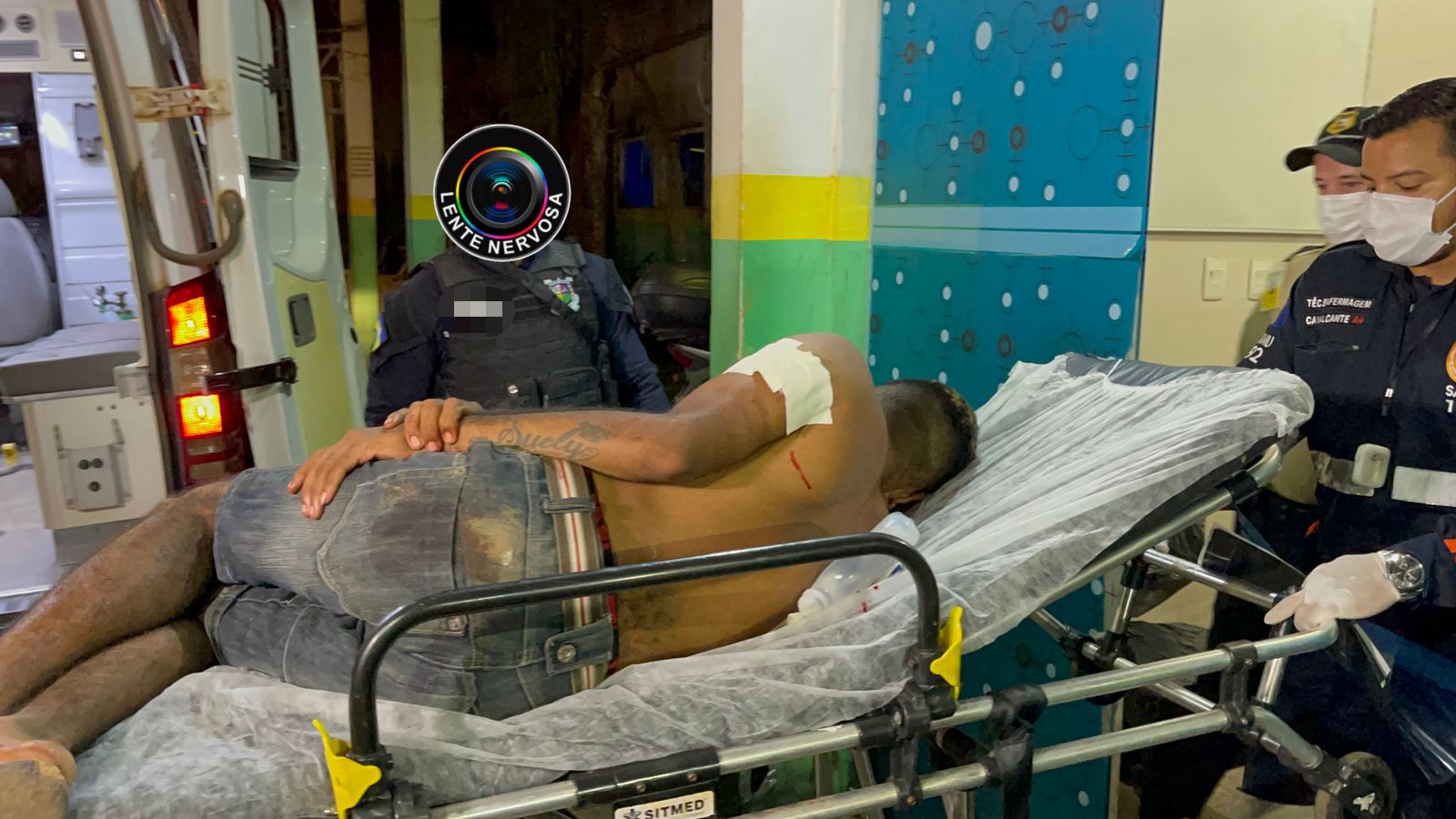 Foragido vai cobrar dívida de droga e é baleado por desconhecido Foragido vai cobrar dívida de droga e é baleado por desconhecido