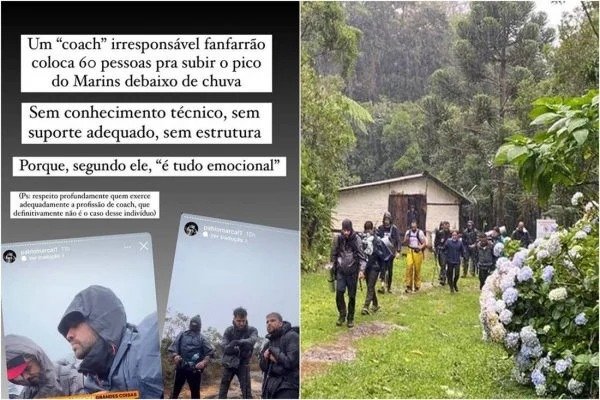Bombeiro fica indignado com coach após resgate em montanha e viraliza