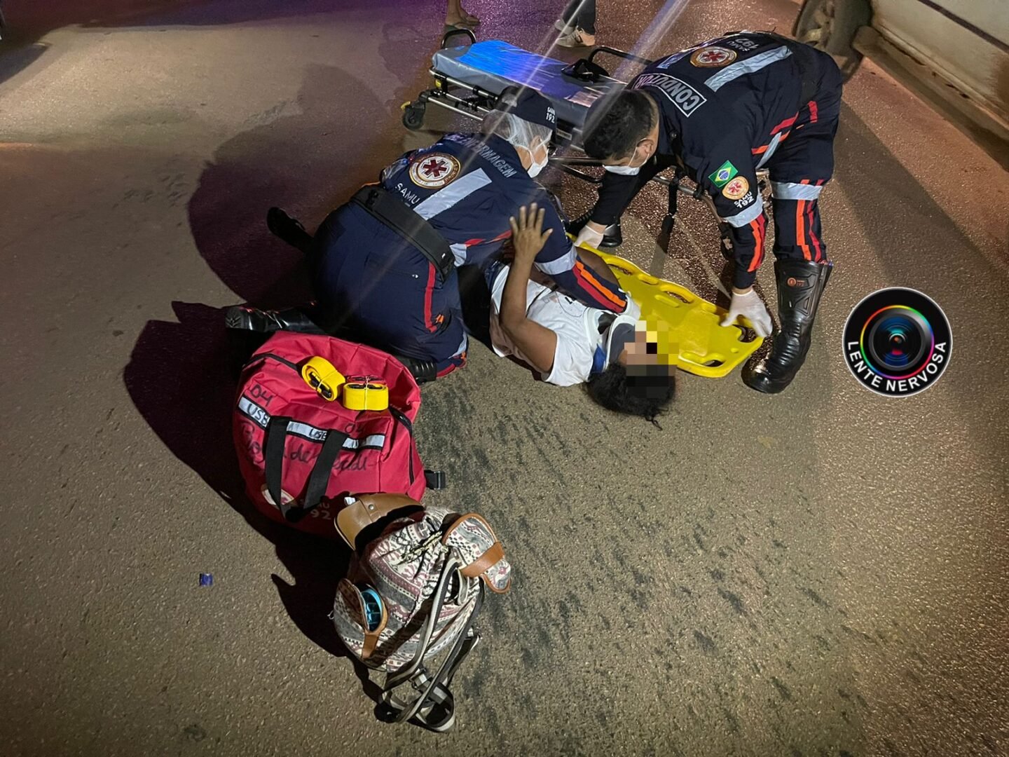 ATUALIZADA – Motorista atropela mulher na zona leste e foge sem prestar socorro; VEJA VÍDEO