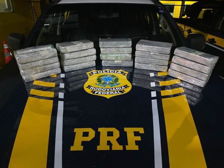 Em Ji-Paraná/RO, PRF apreende cocaína avaliada em R$ 4 milhões