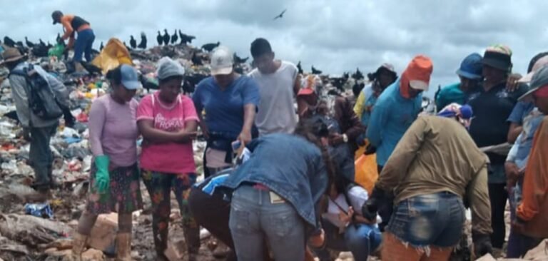 Mulher encontra bebê morto em sacola no lixão