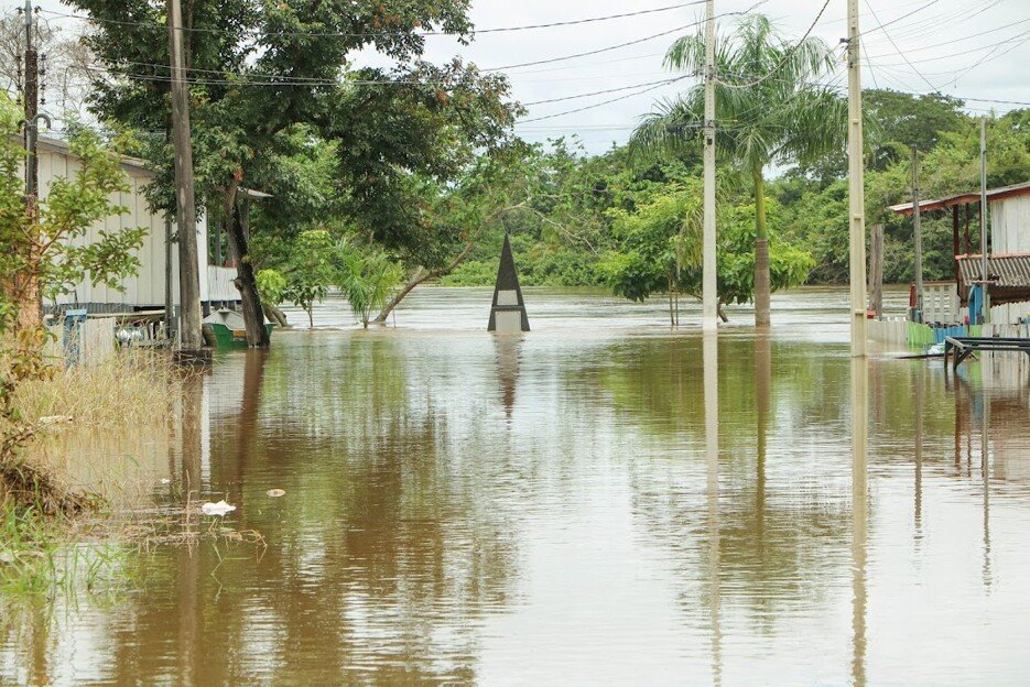 Nível do rio Machado continua subindo e supera marca histórica