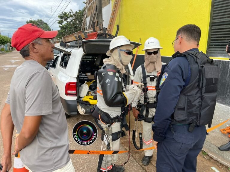 LENTE URGENTE – Polícia é acionada em confusão com funcionários da Energisa na zona leste