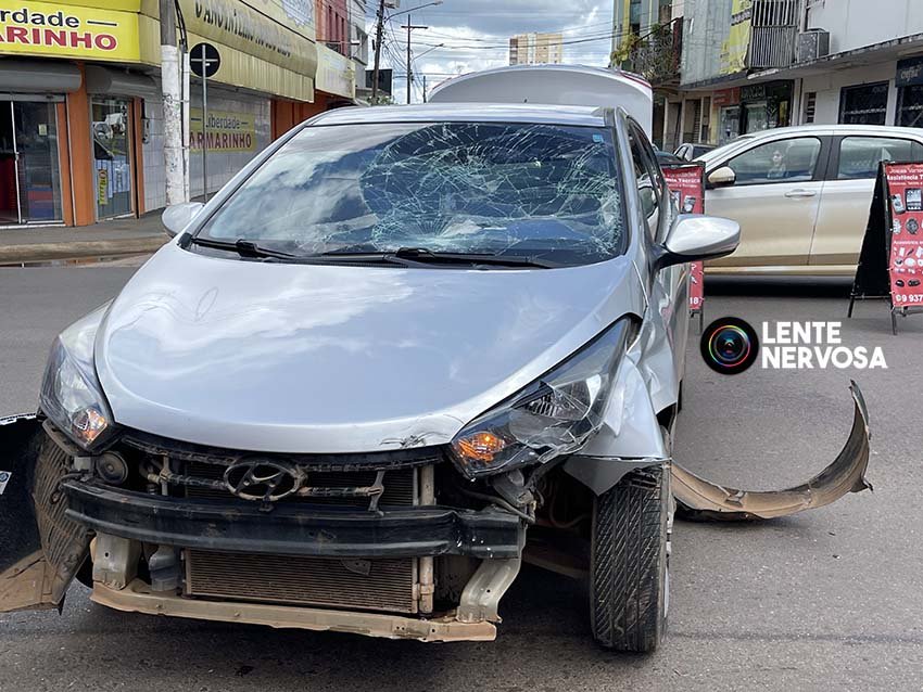 Criança quebra a perna em grave acidente no centro – FOTOS E VÍDEO
