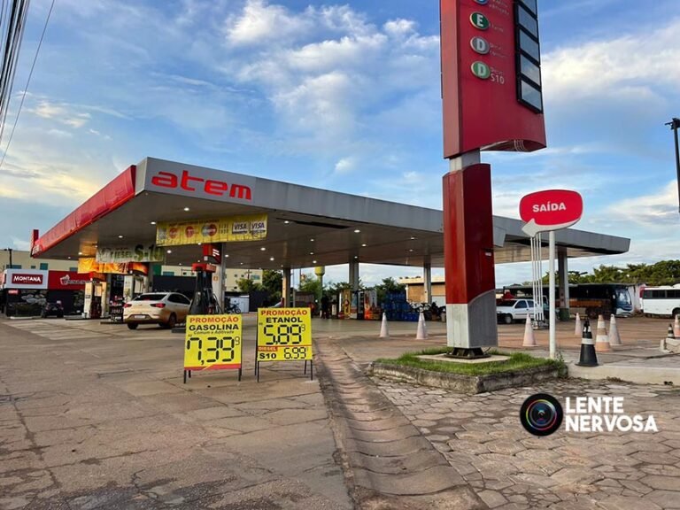 Preço da gasolina dispara e chega a R$7,39 em Porto Velho