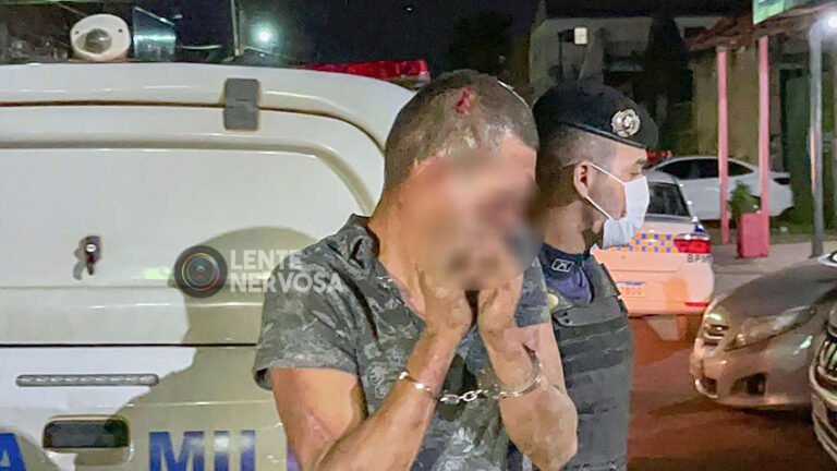 Suspeito de furto é preso pela PM após ser espancado por populares