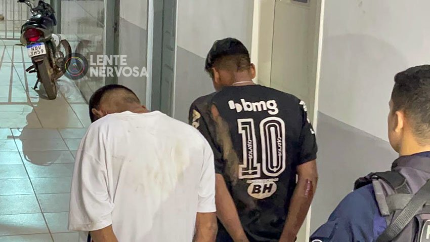 Criminosos armados caem com moto enquanto fugiam da PM