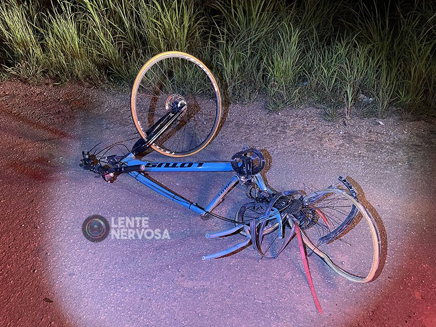 Vídeo: motorista foge após atropelar e matar ciclista em Porto Velho