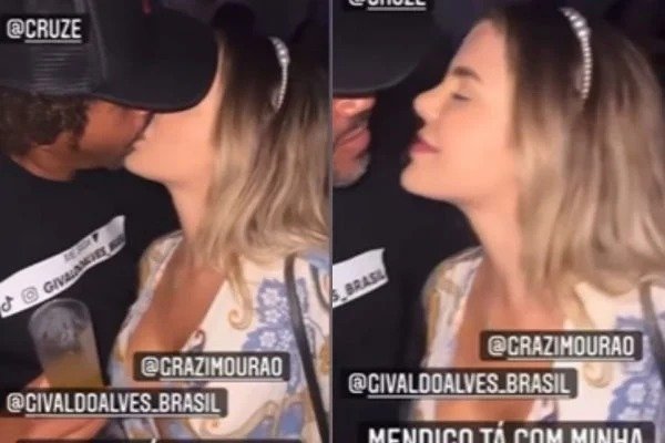 Influencer troca beijos com morador de rua espancado por personal - VÍDEO