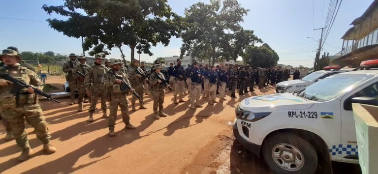 Últimas Notícias 9 Forças policiais realizam mega operação no Orgulho do Madeira