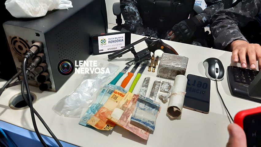 Criminoso atira contra policiais do Batalhão de Choque e é baleado nas costas