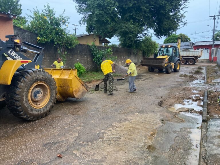 Últimas Notícias 1 Mutirão de limpeza é realizado no Bairro Castanheiras a pedido do Vereador Edimilson Dourado
