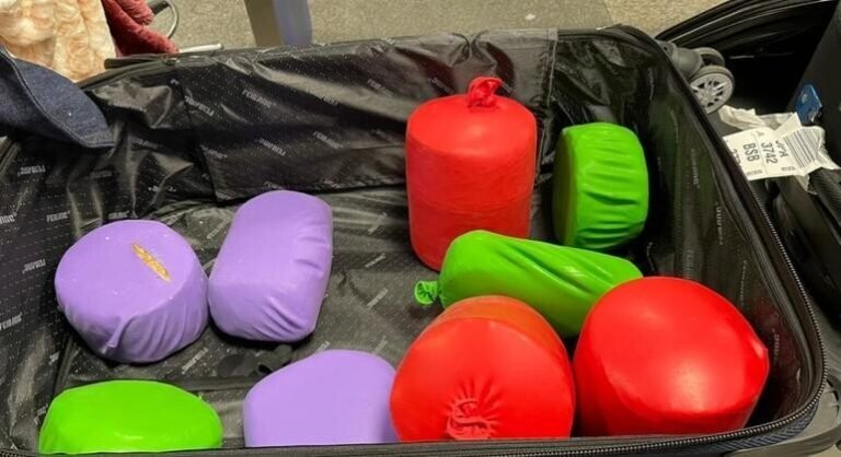 Grupo que saiu de Porto Velho é preso no aeroporto de Brasília com quase 60 quilos de cocaína