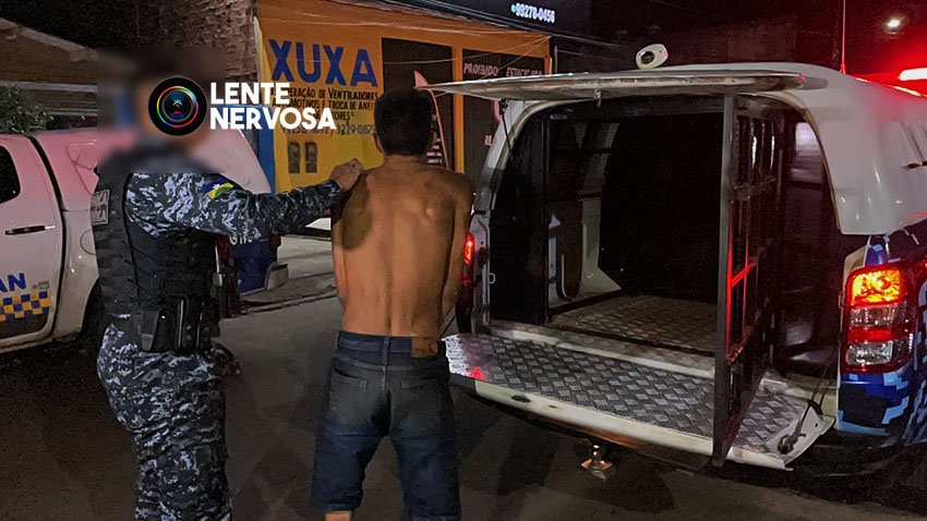 TRÁFICO – Mãe com crianças em bar é presa juntamente com foragido