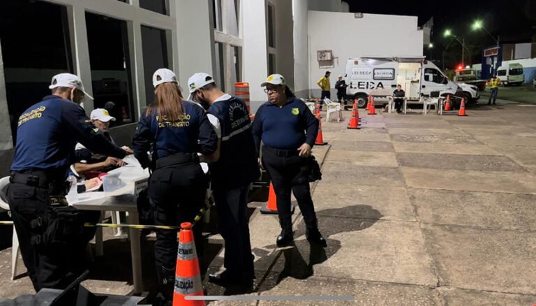 Últimas Notícias 1 Operação Lei Seca realizada pelo Detran prende 10 pessoas por embriaguez, em Porto Velho