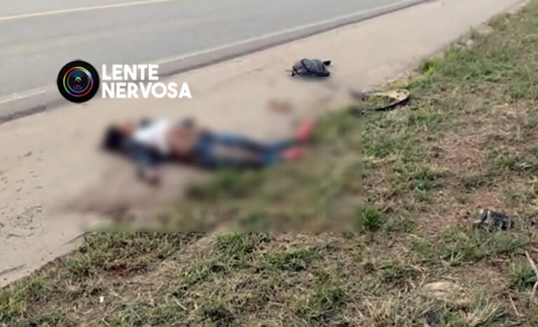 Vídeo: mulher morre ao ser atingida por pick-up na BR-364, em RO